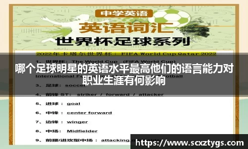 哪个足球明星的英语水平最高他们的语言能力对职业生涯有何影响